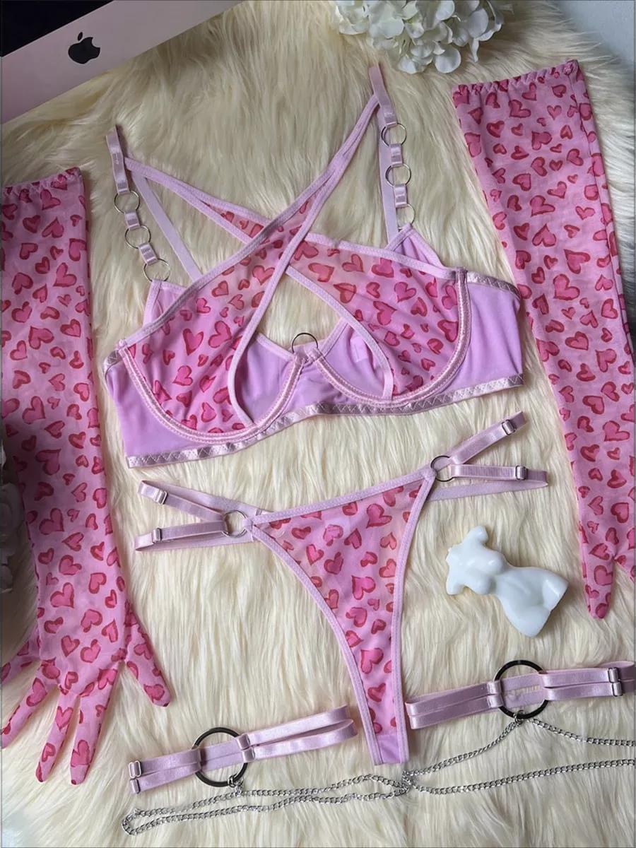 NocteLace® The Pink Panther Lingerie Set