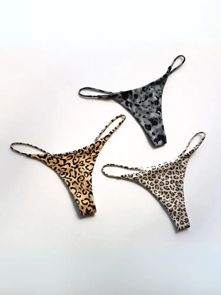 Wild Temptation Leopard Thong