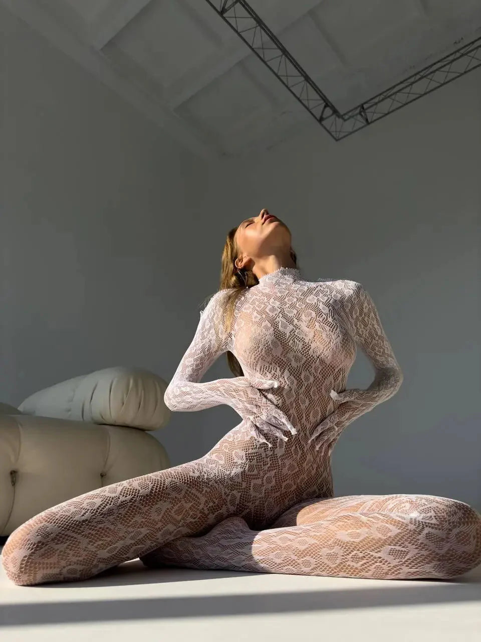 NocteLace Venus Transparent Bodysuit