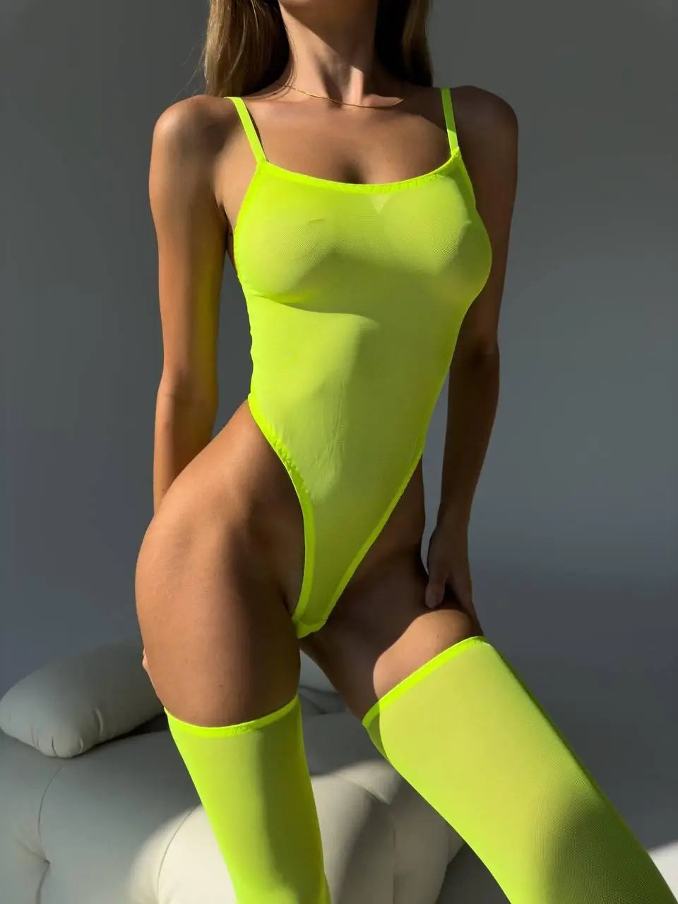 NocteLace Electric Mesh Bodysuit