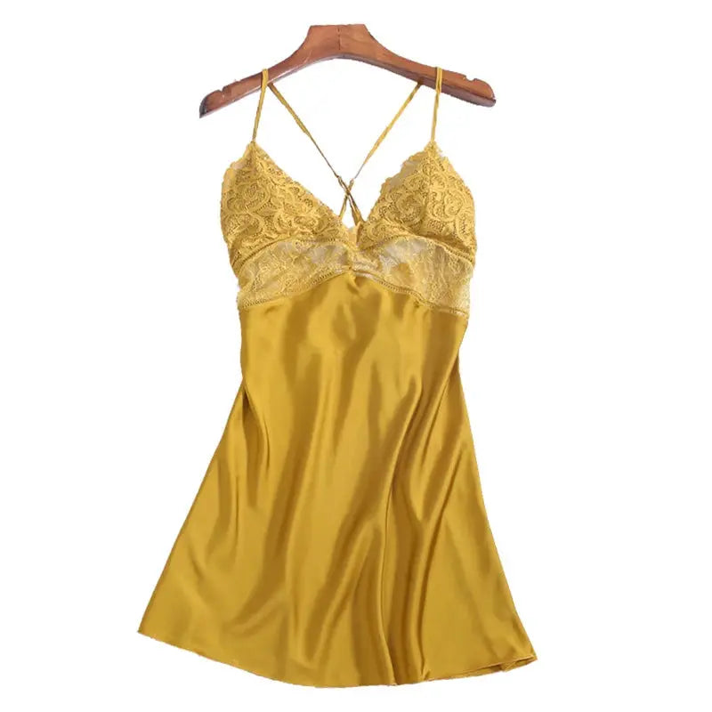 NocteLace™ Summer Satin Nightdress
