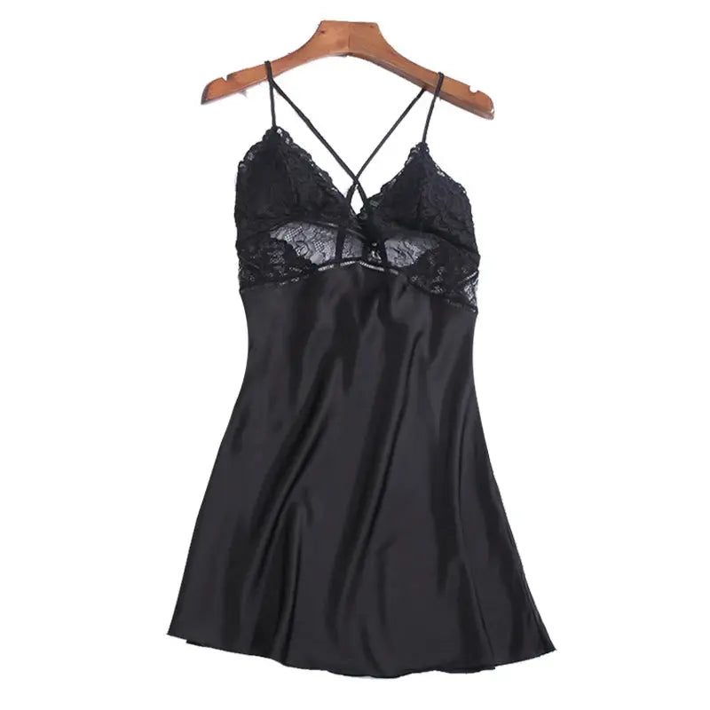 NocteLace™ Summer Satin Nightdress