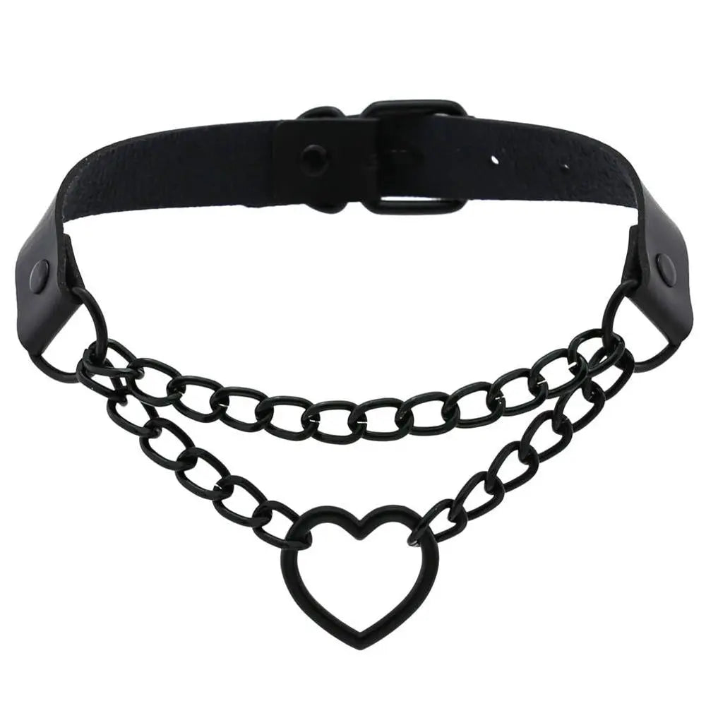 NocteLace™ Black Heart Collar