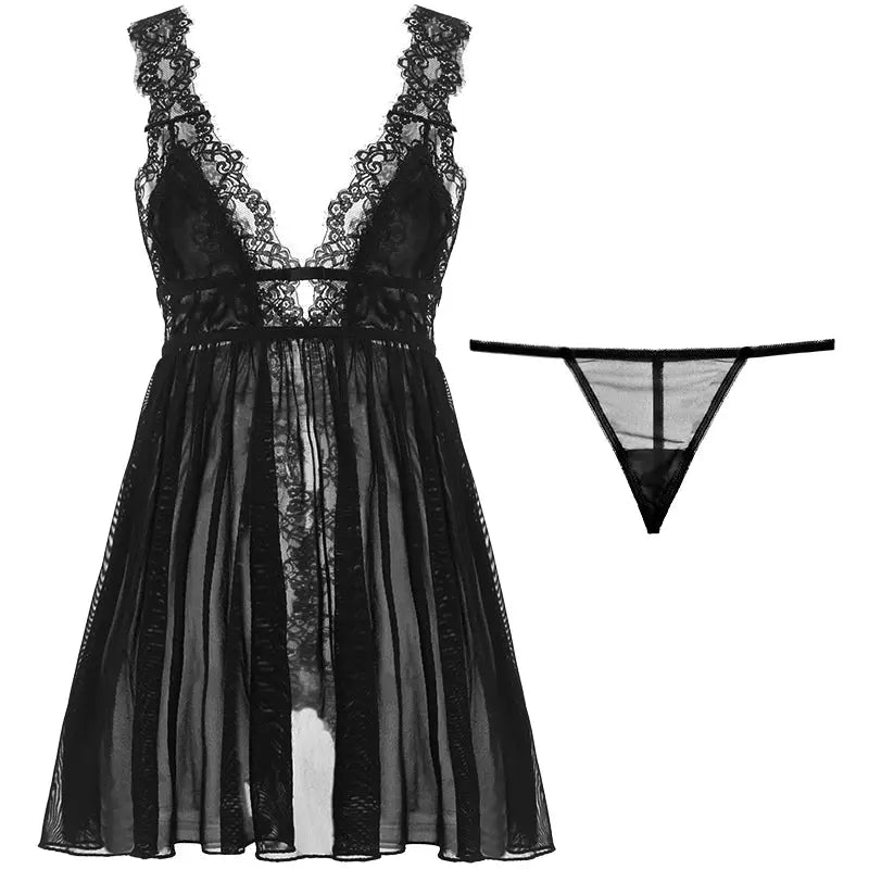 NocteLace™ Mesh Lace Nightdress
