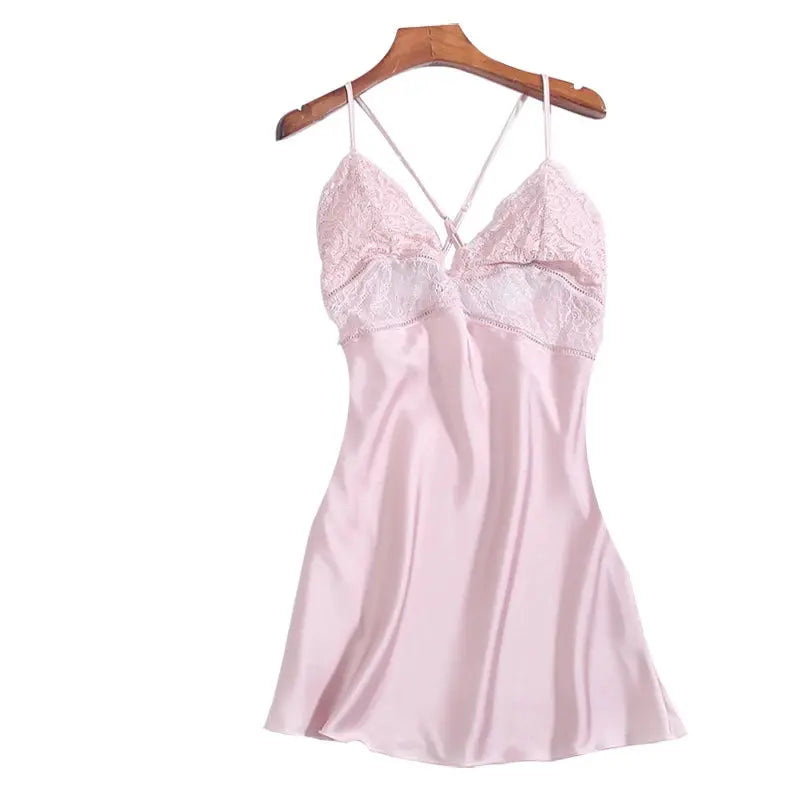NocteLace™ Summer Satin Nightdress