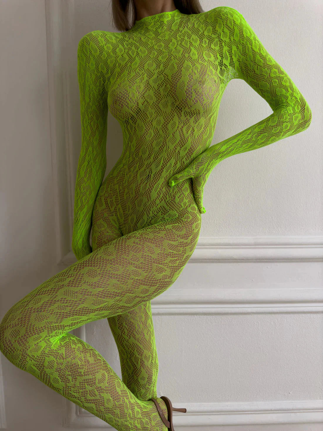 NocteLace Venus Transparent Bodysuit