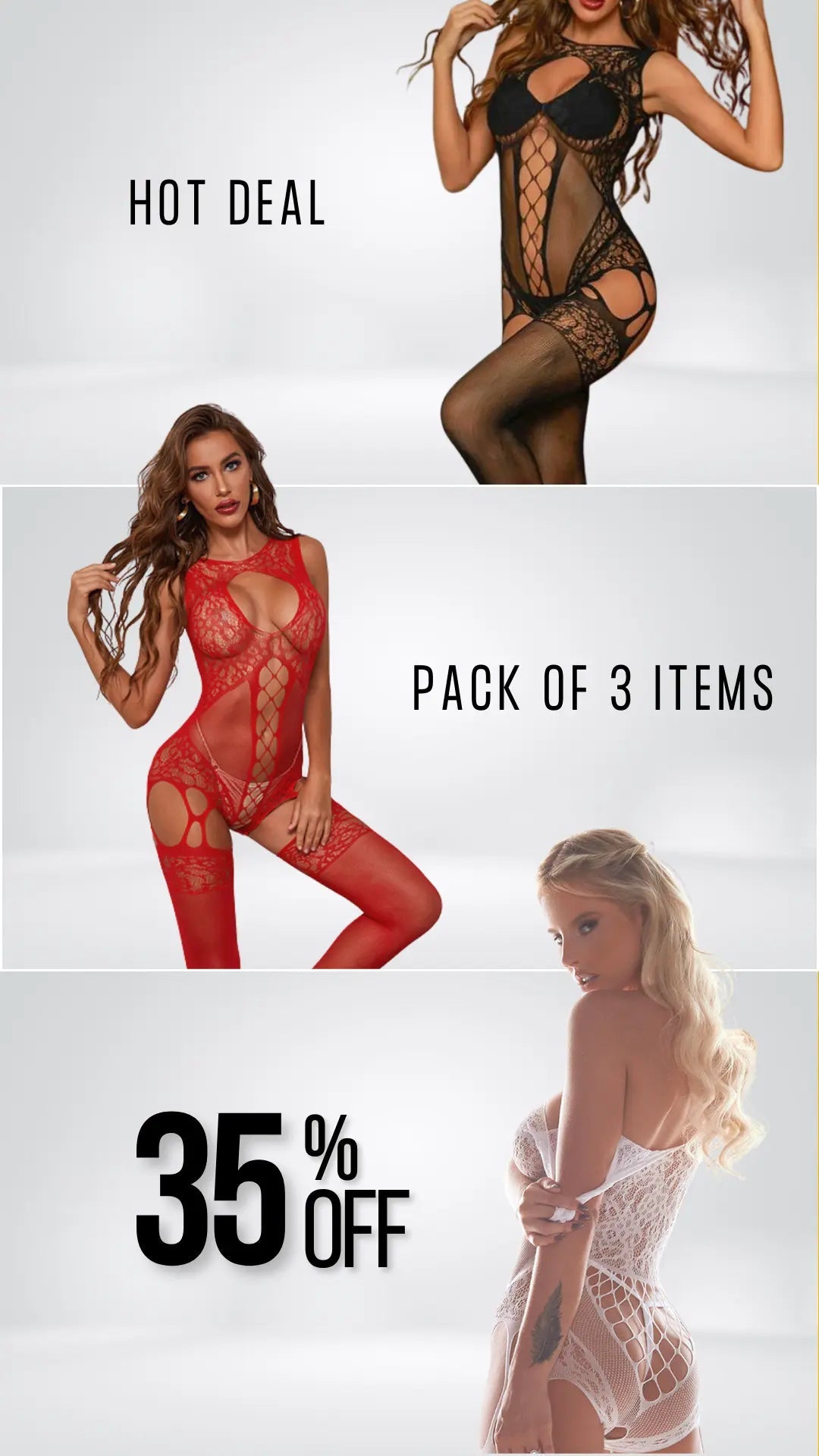 NocteLace™ Heaven On Earth Bodystocking
