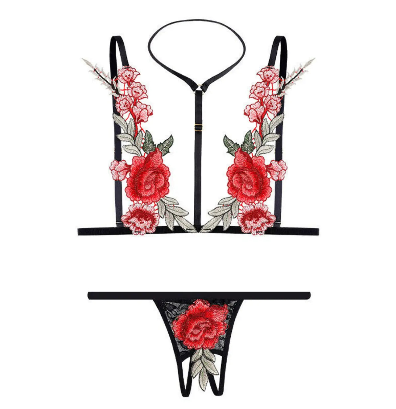 NocteLace™ Rose Desire Lingerie Set