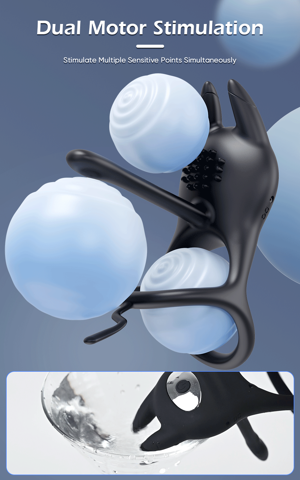 💥4 COLORS Ring-FLORAX 15° Curve Boost & Bloom Cock Ring-4 in 1 Couple Toy Penis Ring