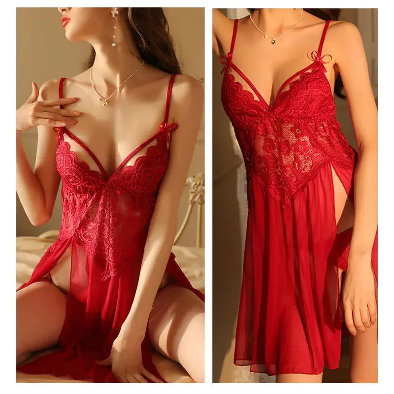 NocteLace™ Mesh Transparent Sleepwear