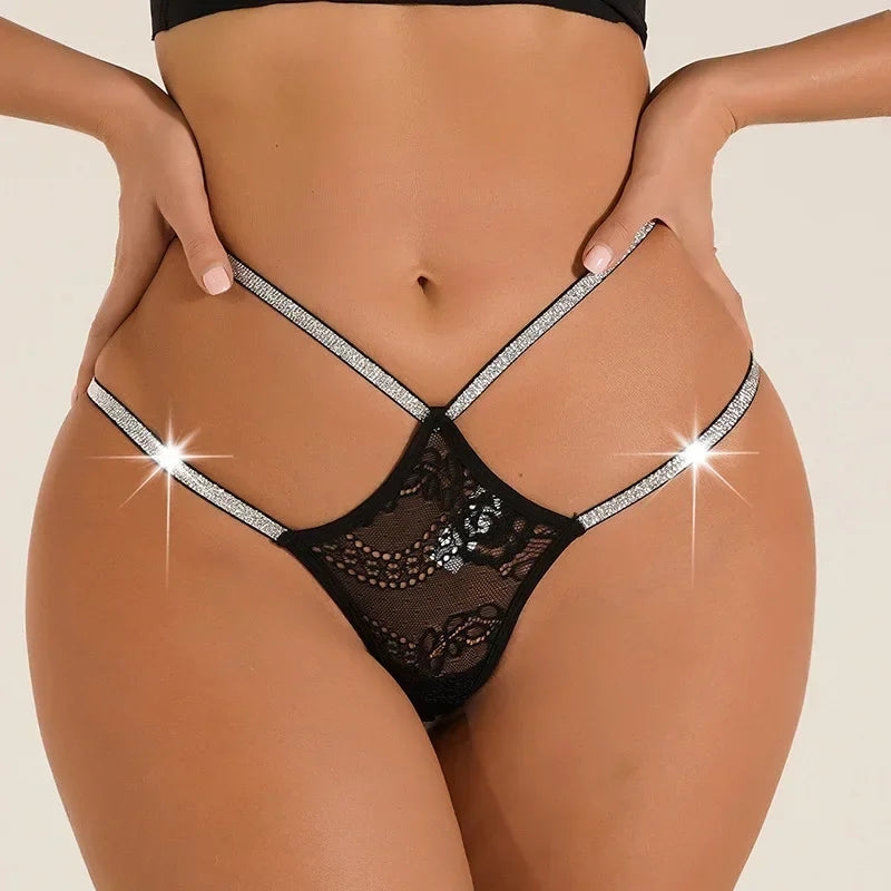 NocteLace™ Crystal Charm Thong