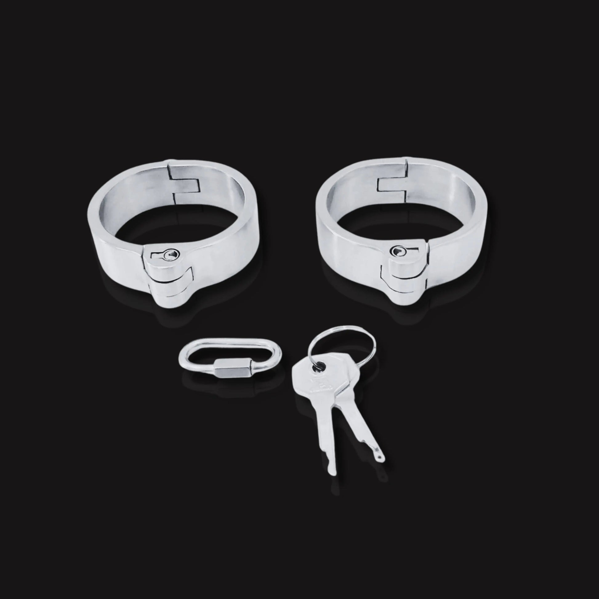 Lacy Mate™ Eclipse Stainless Steel Cuffs
