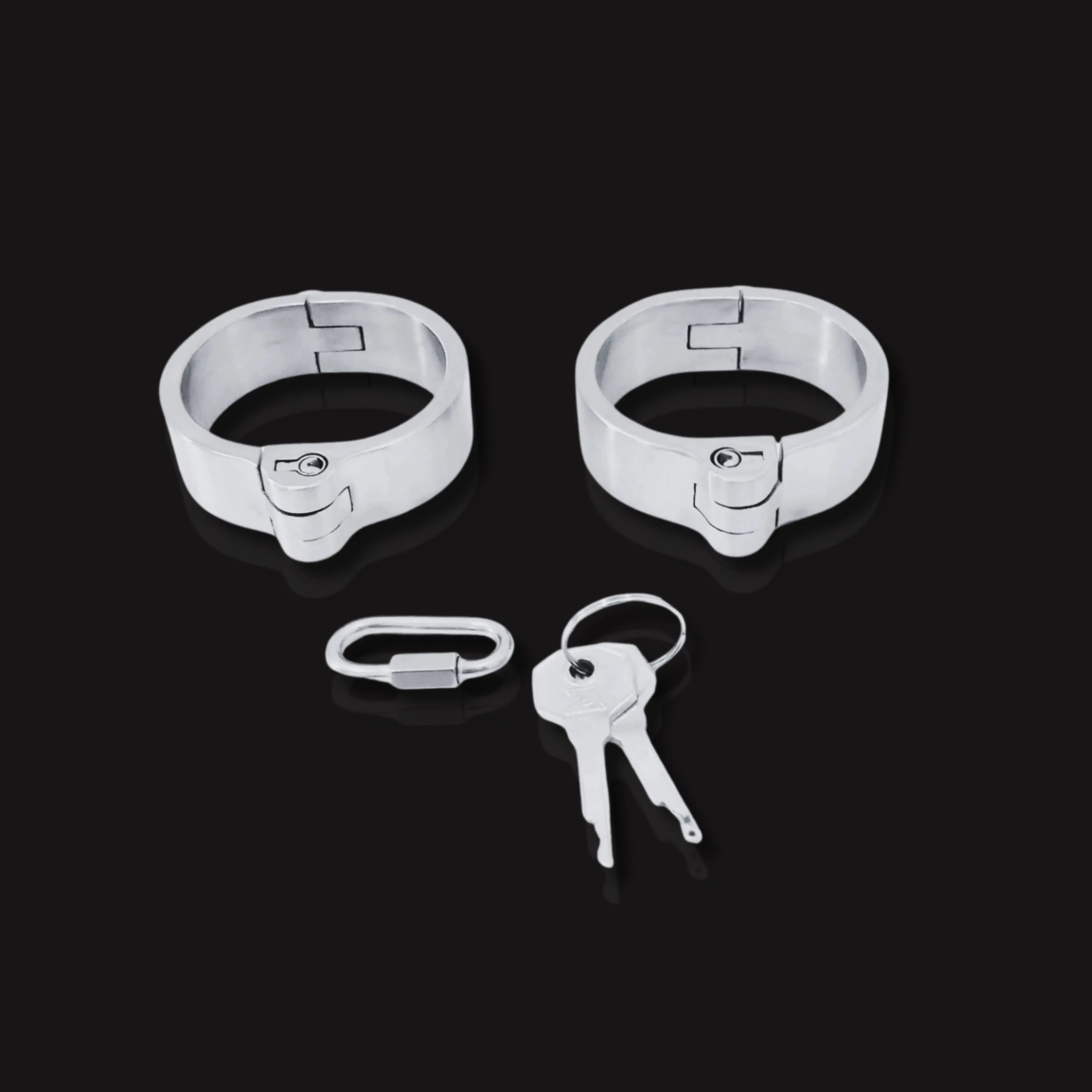 Lacy Mate™ Eclipse Stainless Steel Cuffs