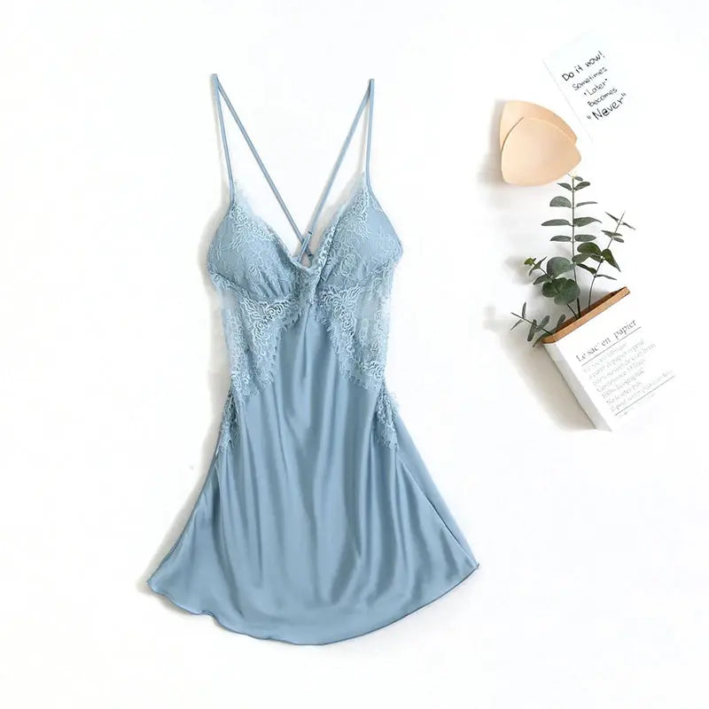 NocteLace™ Sheer Lace Nightdress