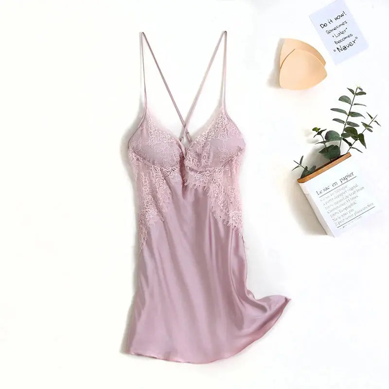 NocteLace™ Sheer Lace Nightdress