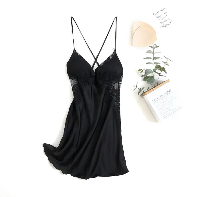 NocteLace™ Sheer Lace Nightdress