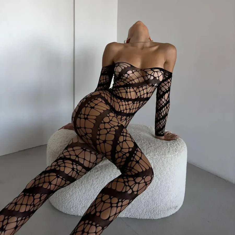 NocteLace Lace Full Bodystocking