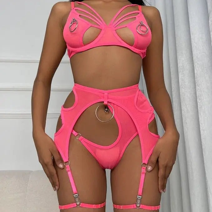 NocteLace™ Aria's Sexy Mesh Set