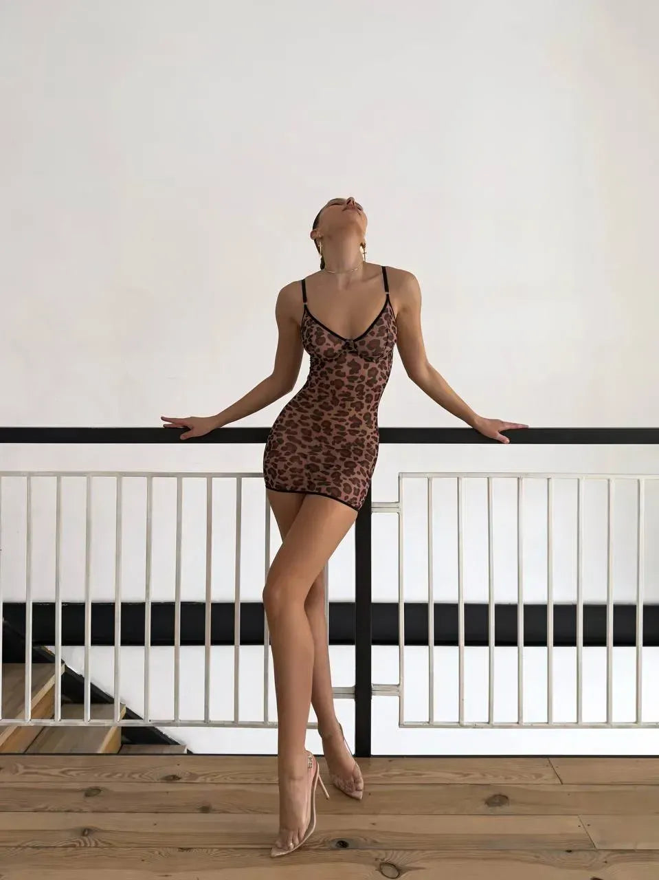 NocteLace™ Knot Nadia Leopard Lingerie