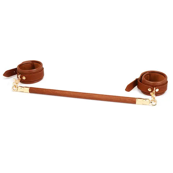 NocteLace™ Brown Leather Bar Restraints