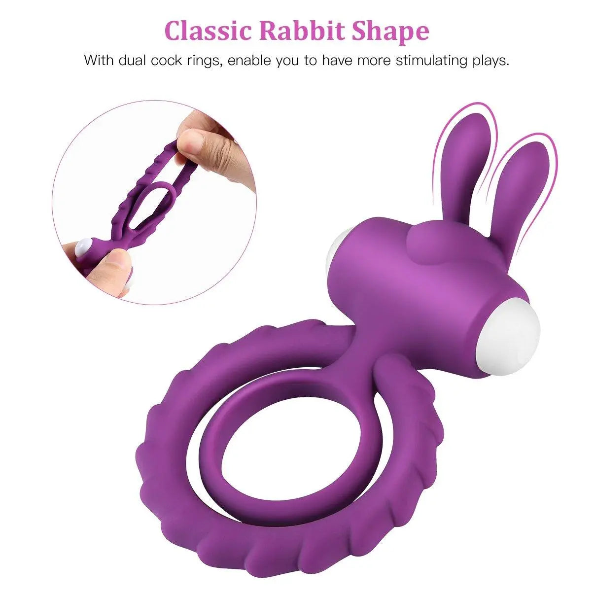NocteLace™ Happy Rabbit Love Ring