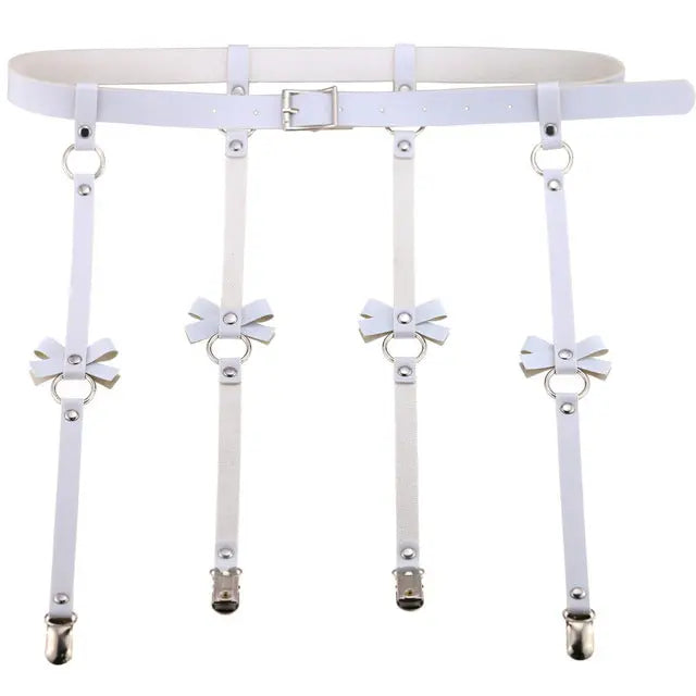 NocteLace™ Bow Leather Garter