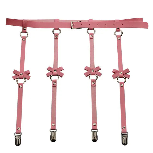 NocteLace™ Bow Leather Garter
