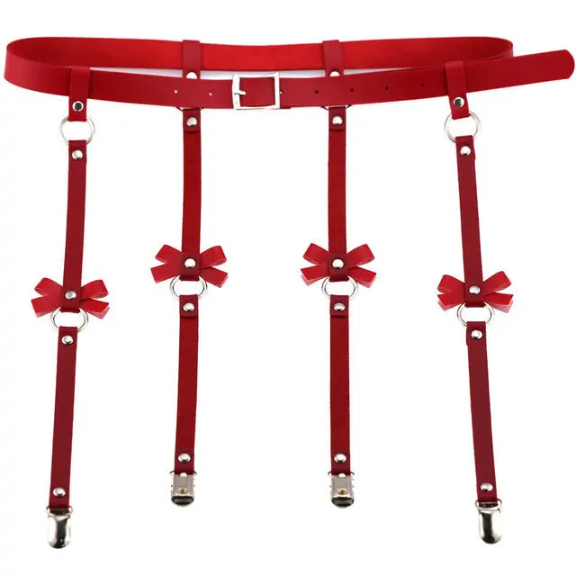 NocteLace™ Bow Leather Garter